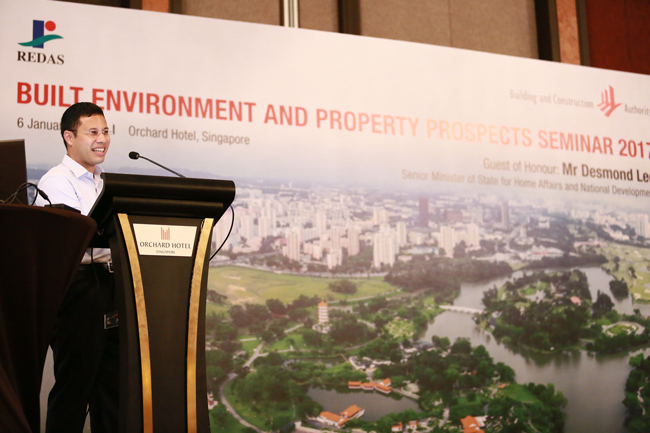 SMS Desmond Lee at the BCA-REDAS Built Environment and Property Prospects Seminar 2017