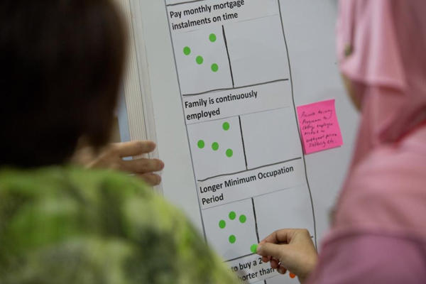 Public consultation session held on the Fresh Start Housing Scheme.